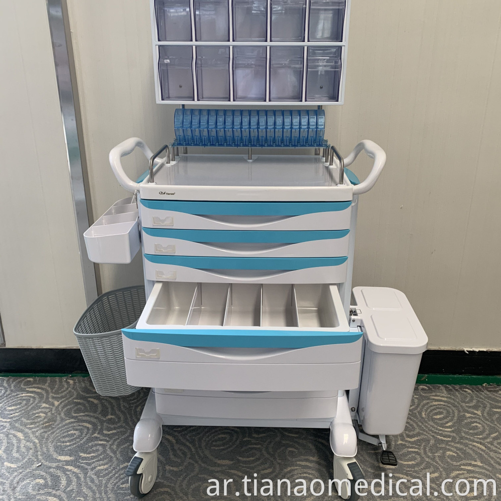 Medical Convenient Artistic Anesthesia Trolley